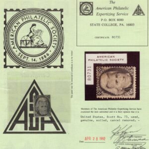 Post mark USA 19 Century 5